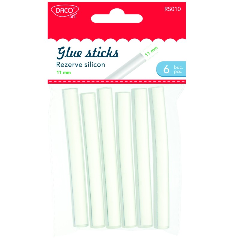 Daco Hot Glue Sticks A Pack Of 6pcs - 11mm