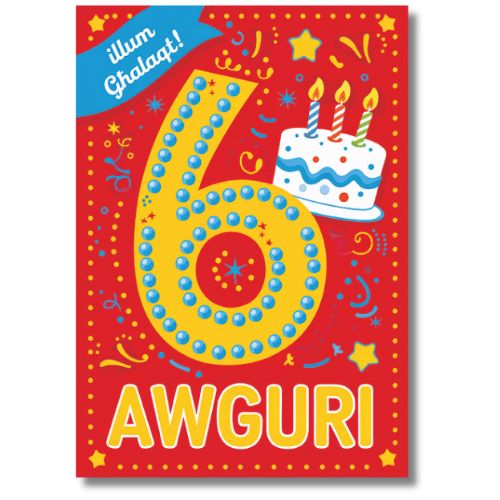 6 Awguri - Greeting Card