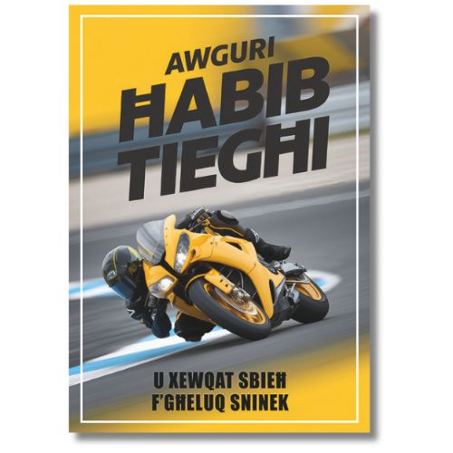 Awguri Habib Tieghi - Greeting Card