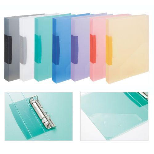 A4 Comix Plastic 2 Ring File 40mm x 1pc Assortment