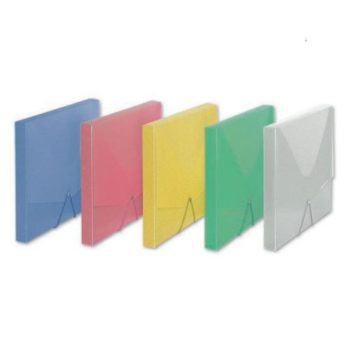Comix 30mm A4 Plastic Box File - Various Colours