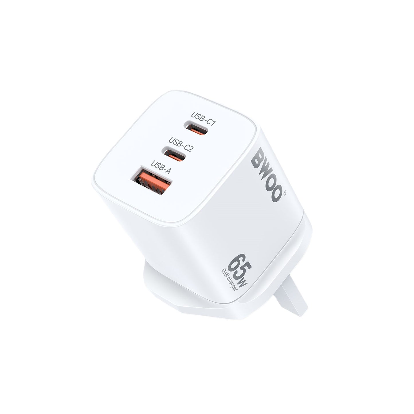 Bwoo 65W GaN Fast Charger 3 In 1