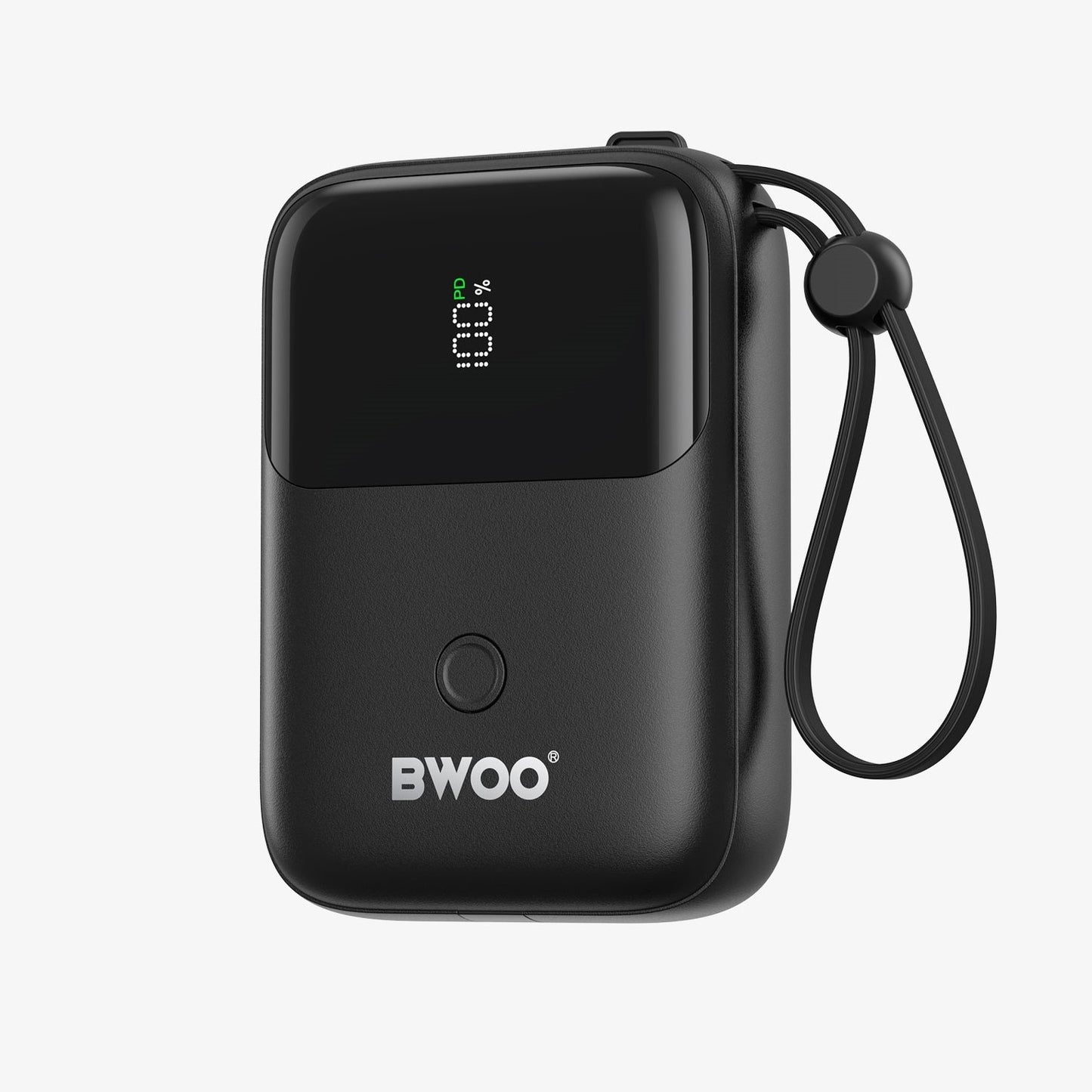 Bwoo Dual-Cable Power Bank 10000mAh - Black