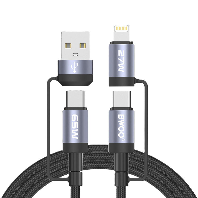 Bwoo 4 in 1 Fast Charging Cable 65W