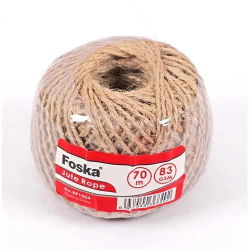 Foska Jute Rope 70m - Brown String
