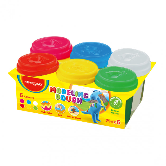 KeyRoad Modeling Dough A Set Of 6pcs