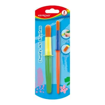 Keyroad Chunky Art Brushes A Pack Of 2pcs