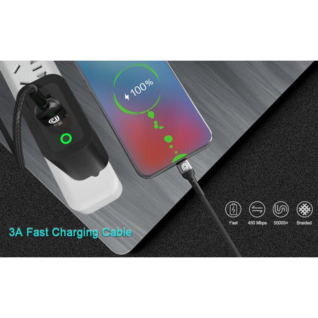 Phone Planet Braided Type-C To Type-C Cable 2m