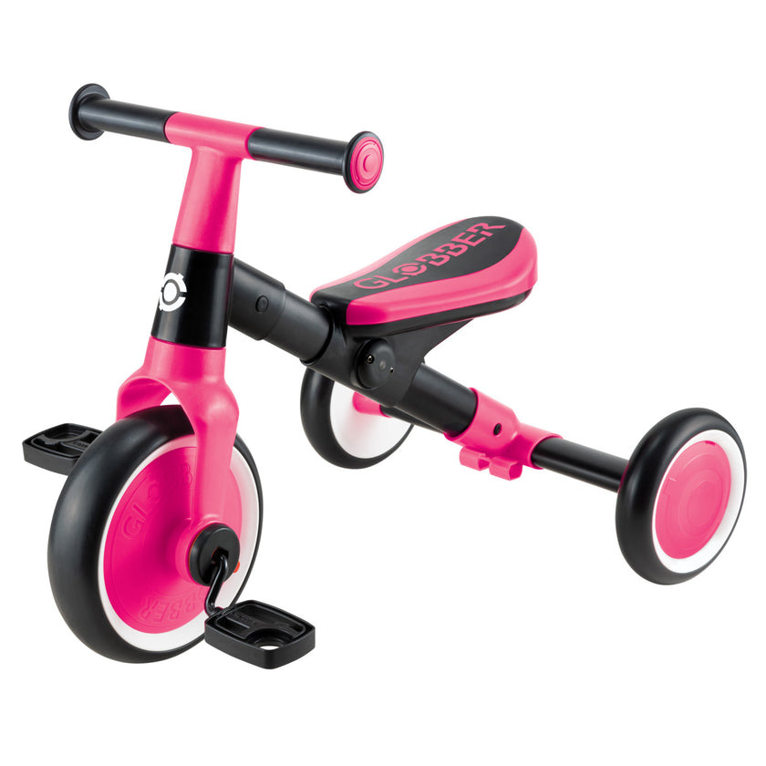 Globber Learning Trike 2 In 1 - Pink