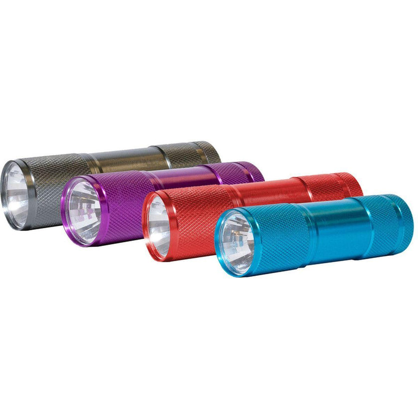 Eveready Mini Metal Key Ring Light (Including 3xAAA Batteries) - Various Colours