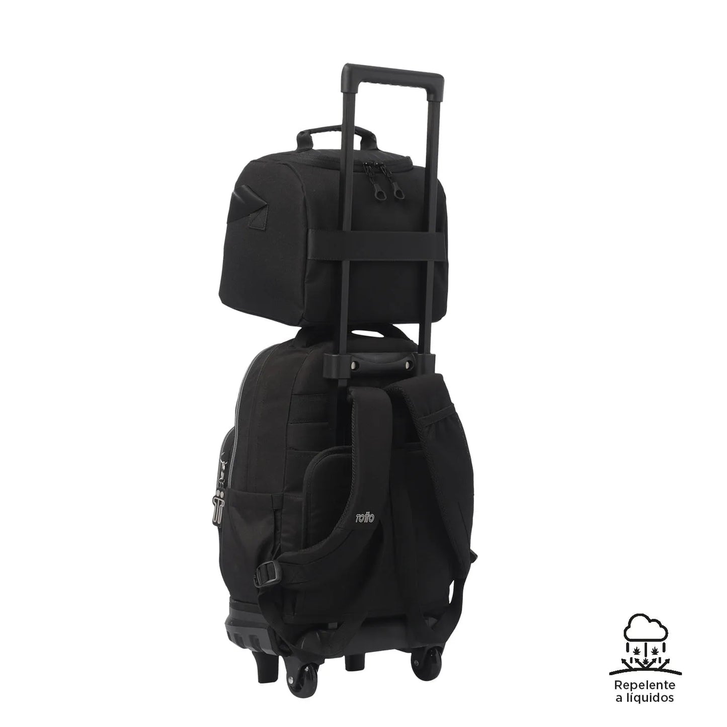 Totto Lunch Bag 21 x 23.5 x 19cm - Black