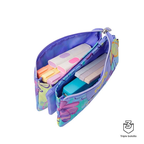 Totto 3 Compartments Pencil Case 22 x 11 x 3.5cm - Grafily