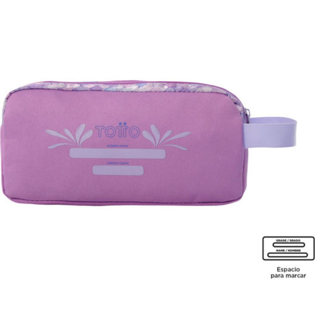 Totto 2 Compartments Pencil Case 23 x 12 x 9cm - Sireny