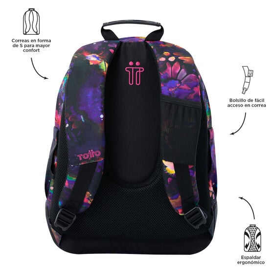 Totto Backpack 44 x 33 x 13.5cm - Flower Galaxy