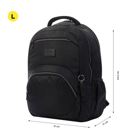 Totto Backpack 44.5 x 31 x 17cm - Black