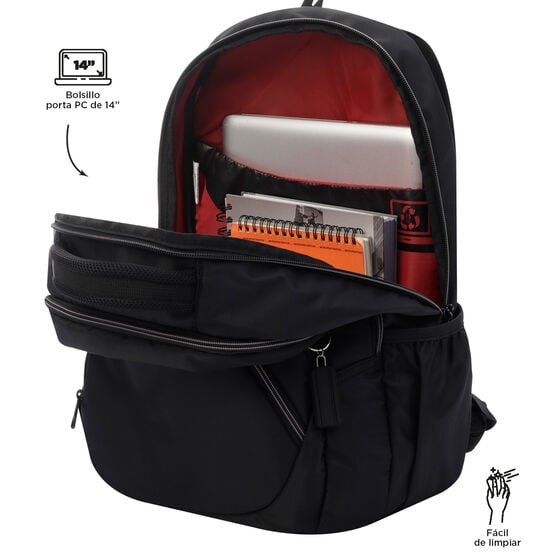 Totto Backpack 44.5 x 31 x 17cm - Black
