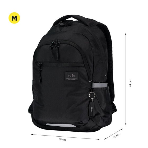 Totto Backpack 44 x 31 x 16cm - Black