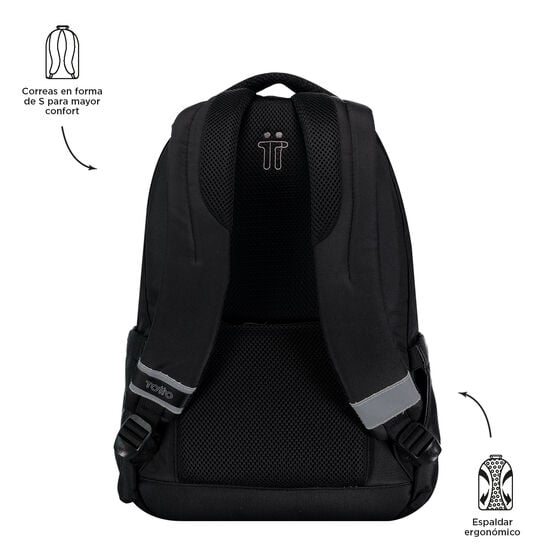 Totto Backpack 44 x 31 x 16cm - Black