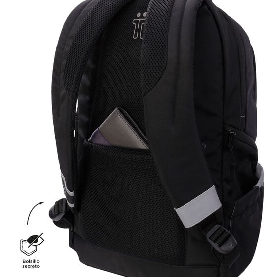 Totto Backpack 46.5 x 30.5 x 18.5cm - Black