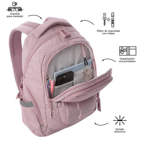 Totto Backpack 46.5 x 30.5 x 18.5cm - Lilac