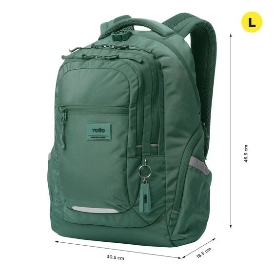 Totto Backpack 46.5 x 30.5 x 18.5cm - Silver Pine