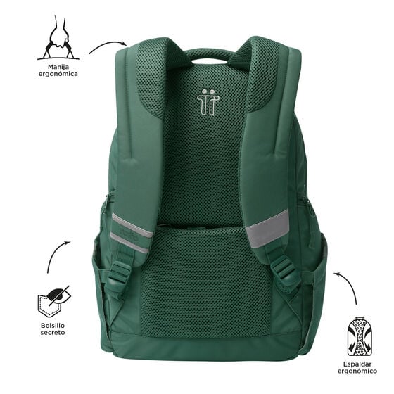 Totto Backpack 46.5 x 30.5 x 18.5cm - Silver Pine