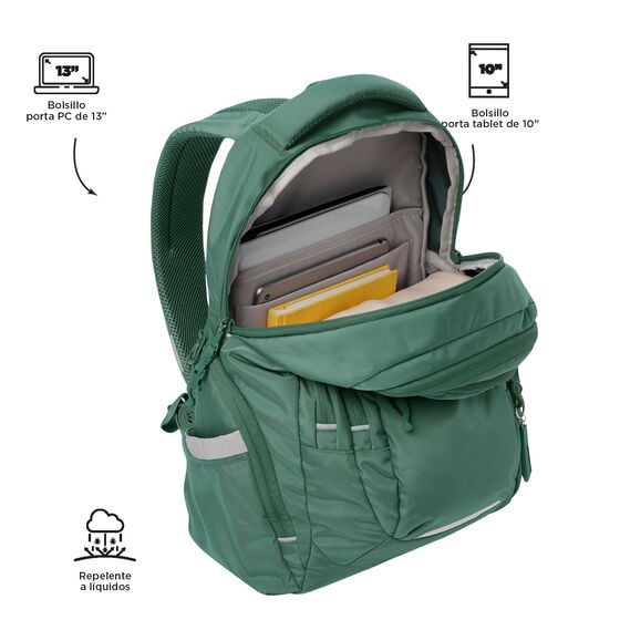 Totto Backpack 46.5 x 30.5 x 18.5cm - Silver Pine