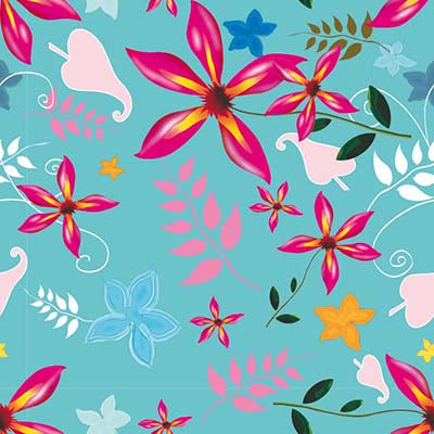 Gift Wrapping Paper Single Sheet 50 x 70cm - Floral