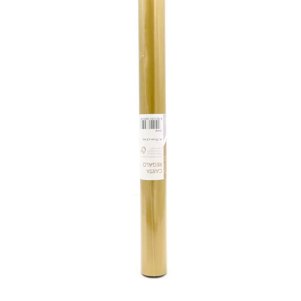 Wrapping Paper Roll 0.7 x 2m - Glossy Gold