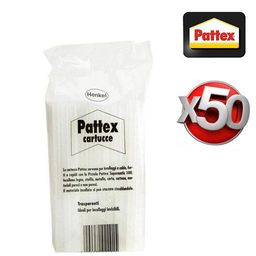 Pattex Hot Glue Gun Melt Cartridges 200 x 11mm (1kg)