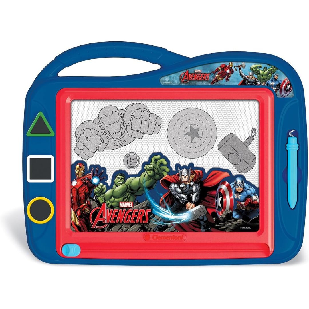 Clementoni Avengers Magnetic Write-Erase Drawing Board