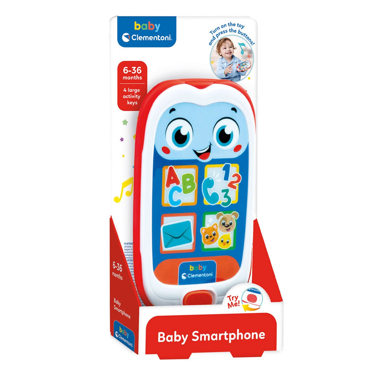 Clementoni Baby Smartphone +6-36m