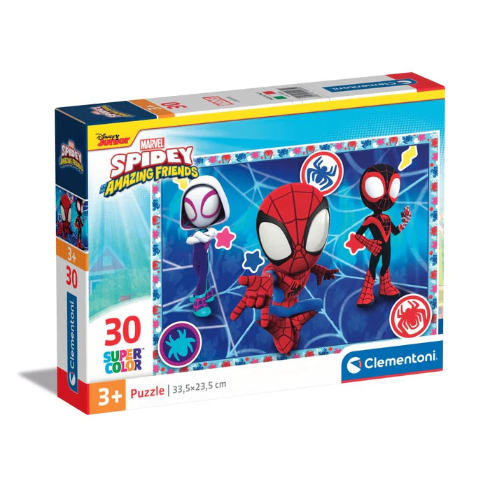 Clementoni Super Color Marvel 30pcs Puzzle 3+ - Spidey And His Amazing Friends