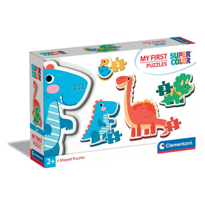 Clementoni Super Color My First Puzzles 2+ - Dinos