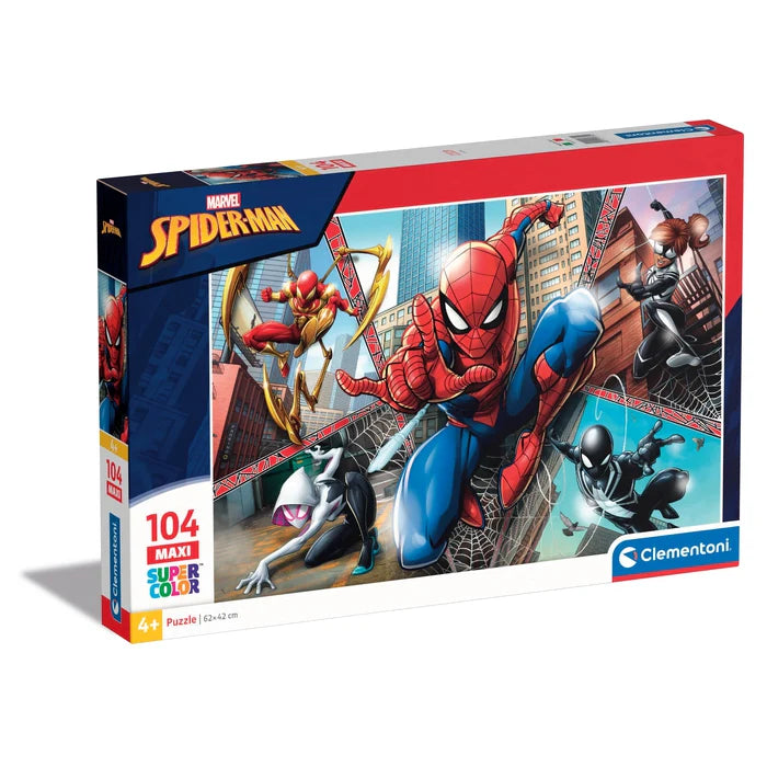 Clementoni Super Color Marvel Maxi 104pcs Puzzle 4+ - Spider-Man