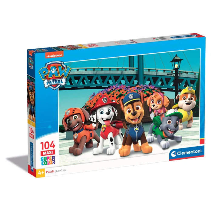 Clementoni Super Color Nickelodeon Maxi 104pcs Puzzle 4+ - Paw Patrol