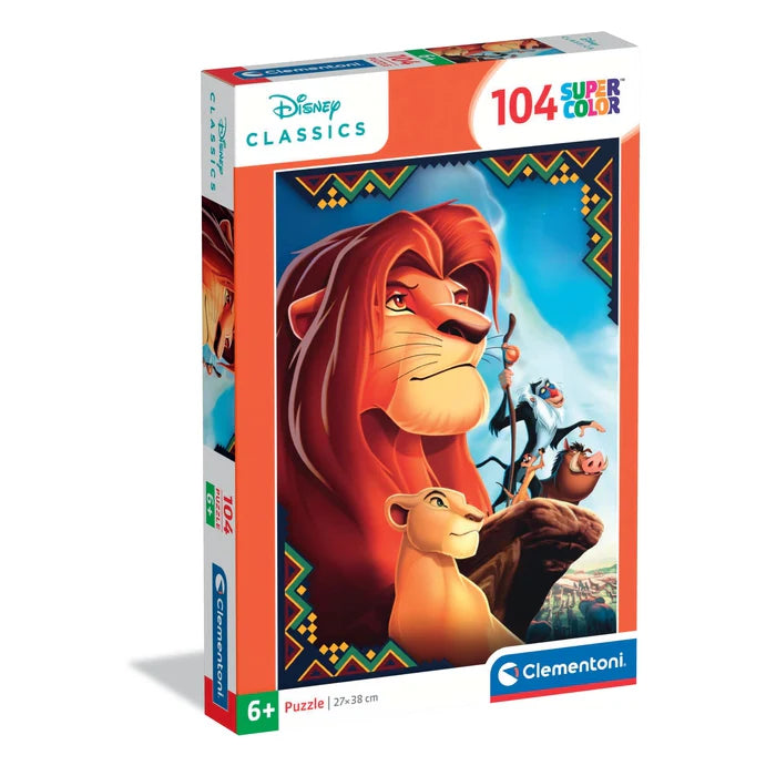 Clementoni Super Color Disney Classics 104pcs Puzzle 6+ - The Lion King