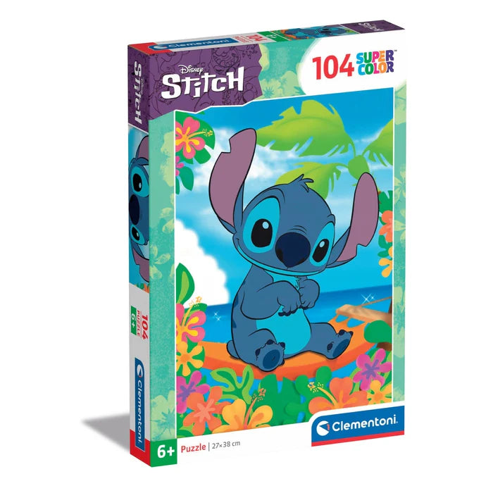 Clementoni Super Color Disney 104pcs Puzzle 6+ - Stitch