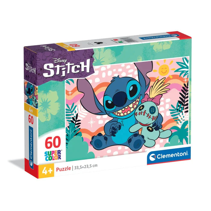 Clementoni Super Color Disney 60pcs Puzzle 4+ - Stitch