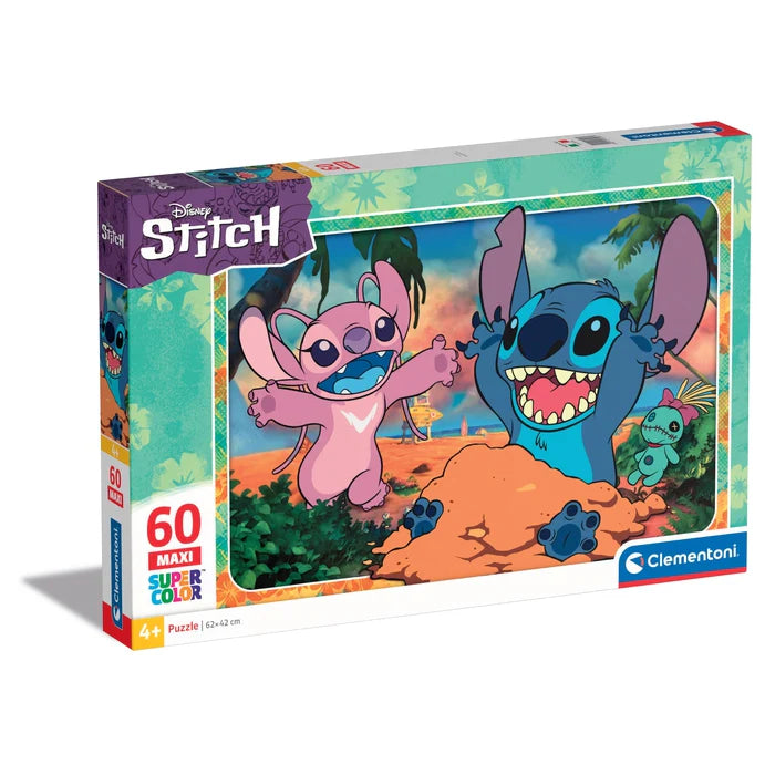 Clementoni Super Color Disney Maxi 60pcs Puzzle 4+ - Stitch
