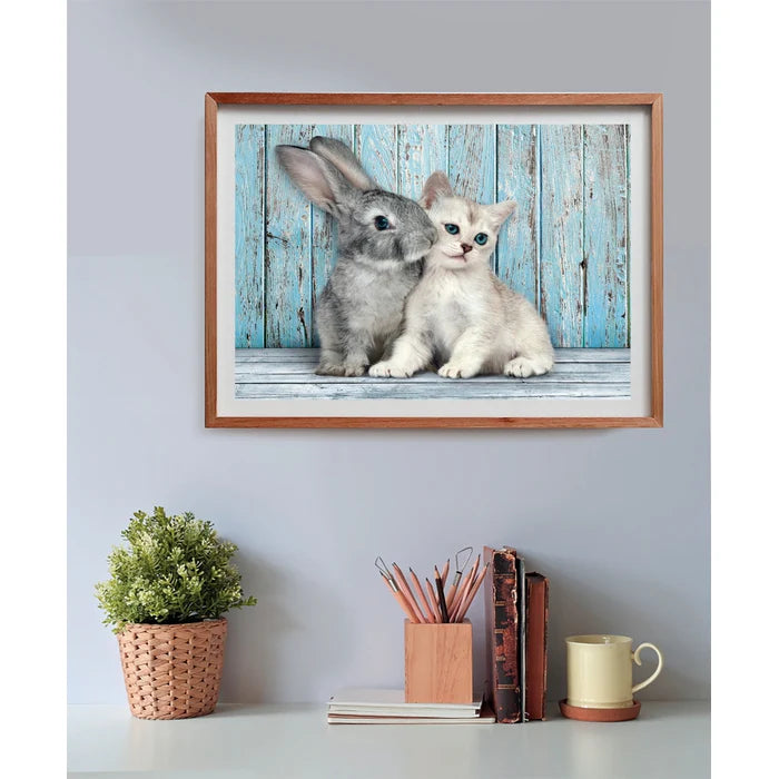 Clementoni High Quality Collection 500pcs Puzzle - Cat & Bunny