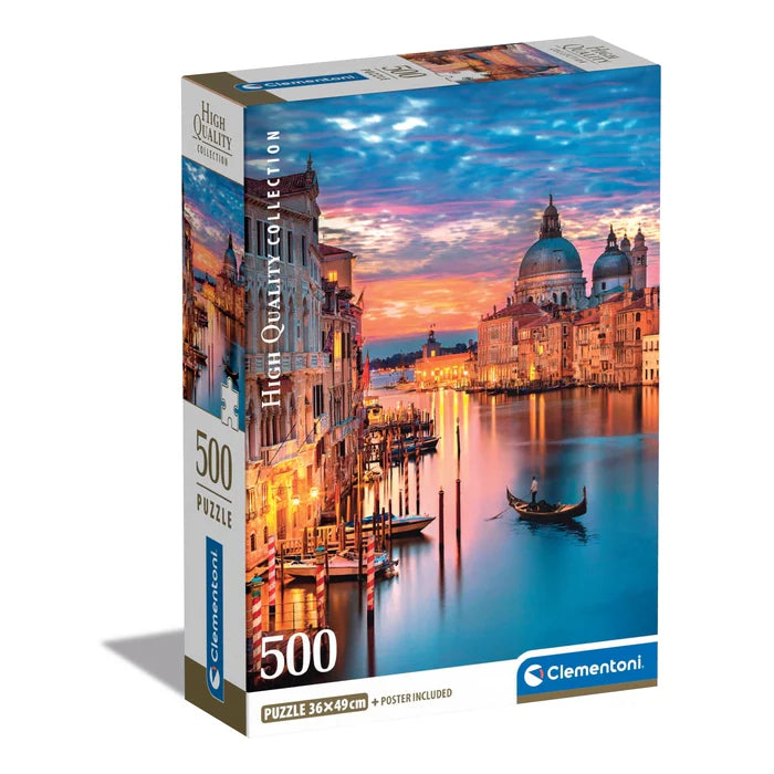Clementoni High Quality Collection 500pcs Puzzle - Lighting Venice
