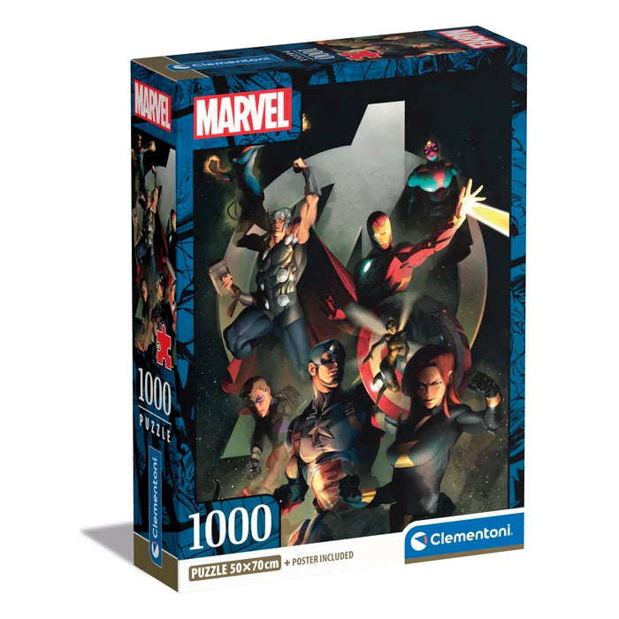 Clementoni Marvel 1000pcs Puzzle - The Avengers