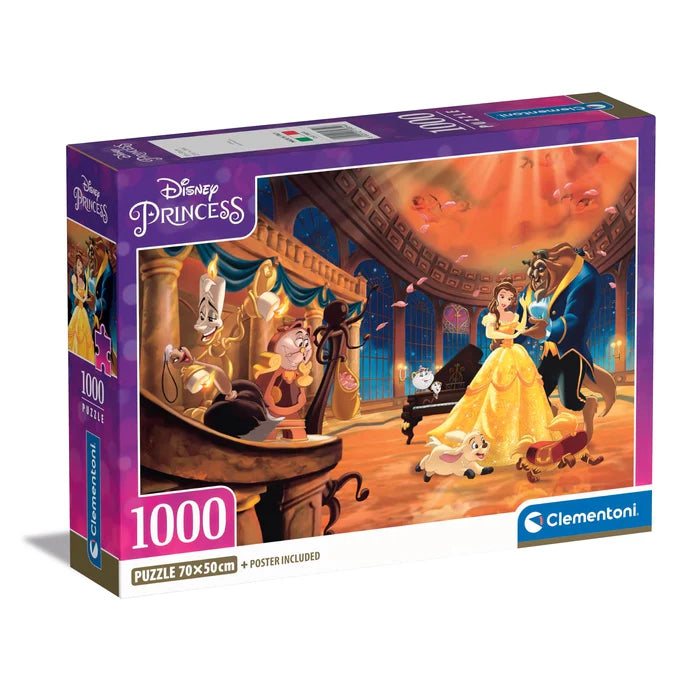 Clementoni Disney Princess 1000pcs Puzzle - Beauty And The Beast