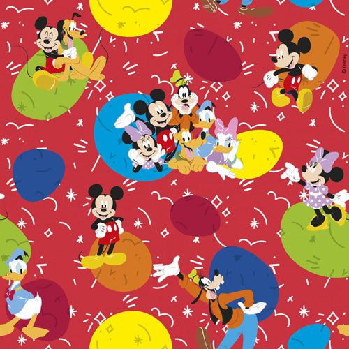 Gift Wrapping Paper Single Sheet 50 x 70cm - Mickey Mouse