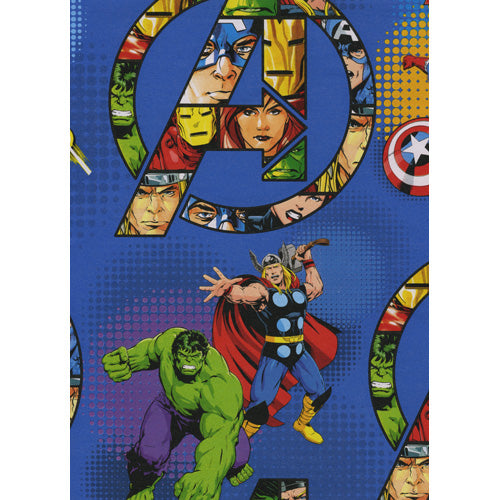 Gift Wrapping Paper Single Sheet 50 x 70cm - Marvel Avengers