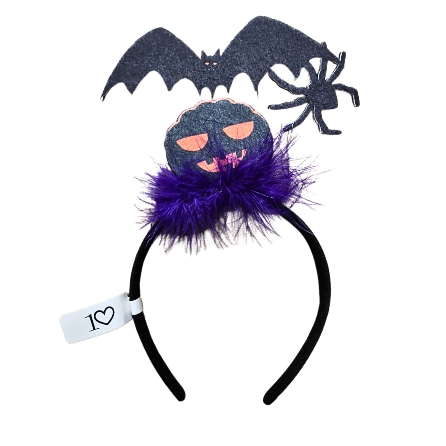 Halloween Head Band - Bat & Pumpkin