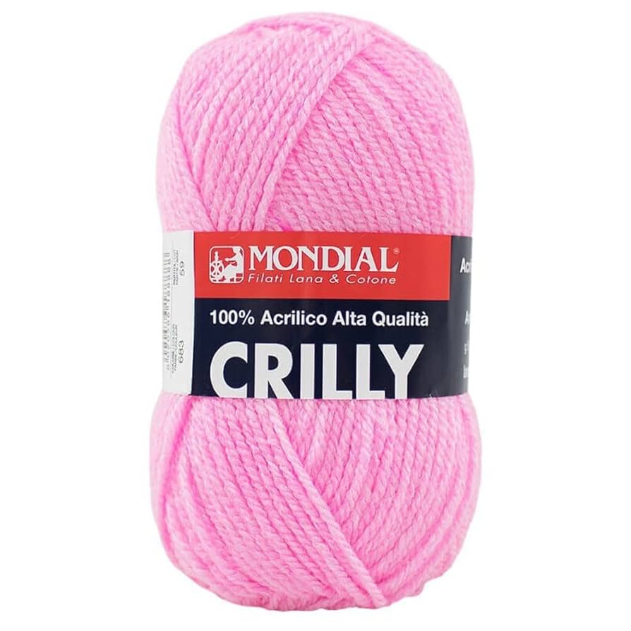 Mondial Crilly 100% Acrylic Wool - 683 / Pink