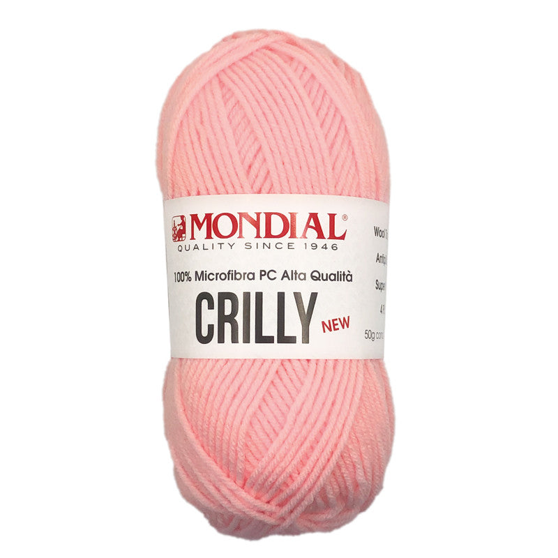 Mondial Crilly 100% Acrylic Wool - 258 / Pink
