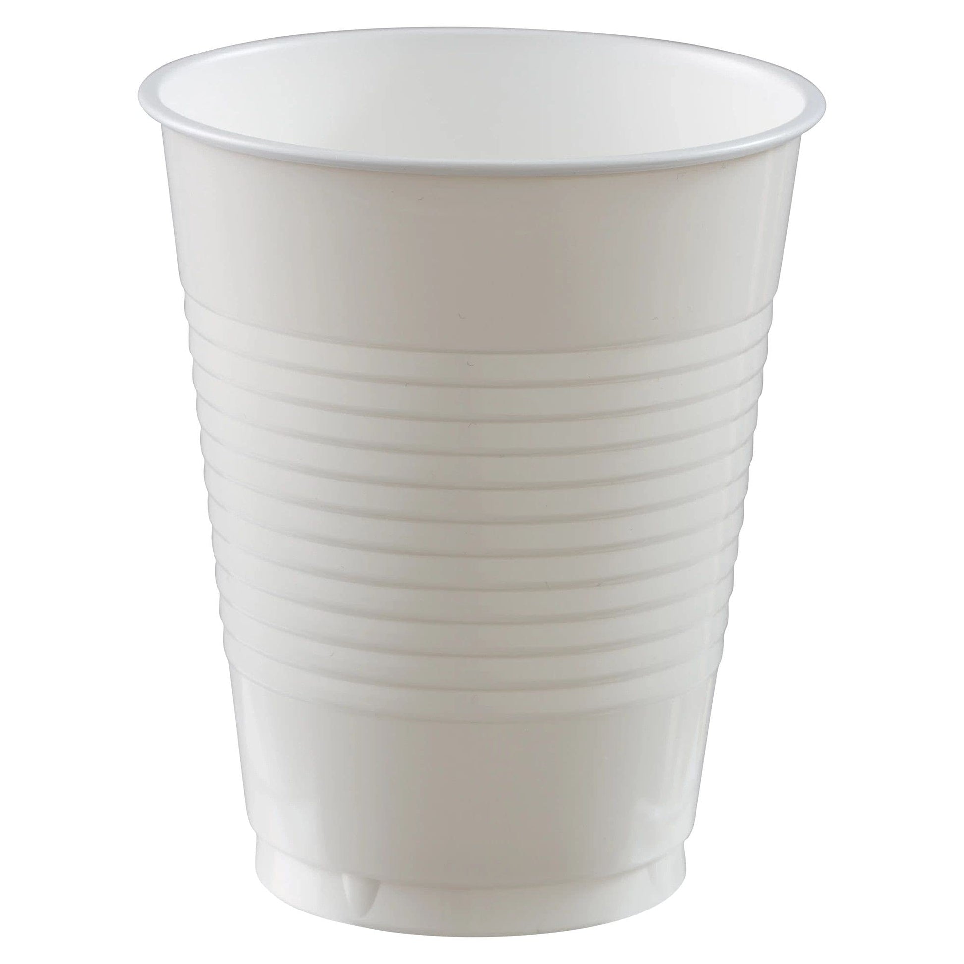 Clendy Plastic Cup 200ml A Pack Of 100pcs - White